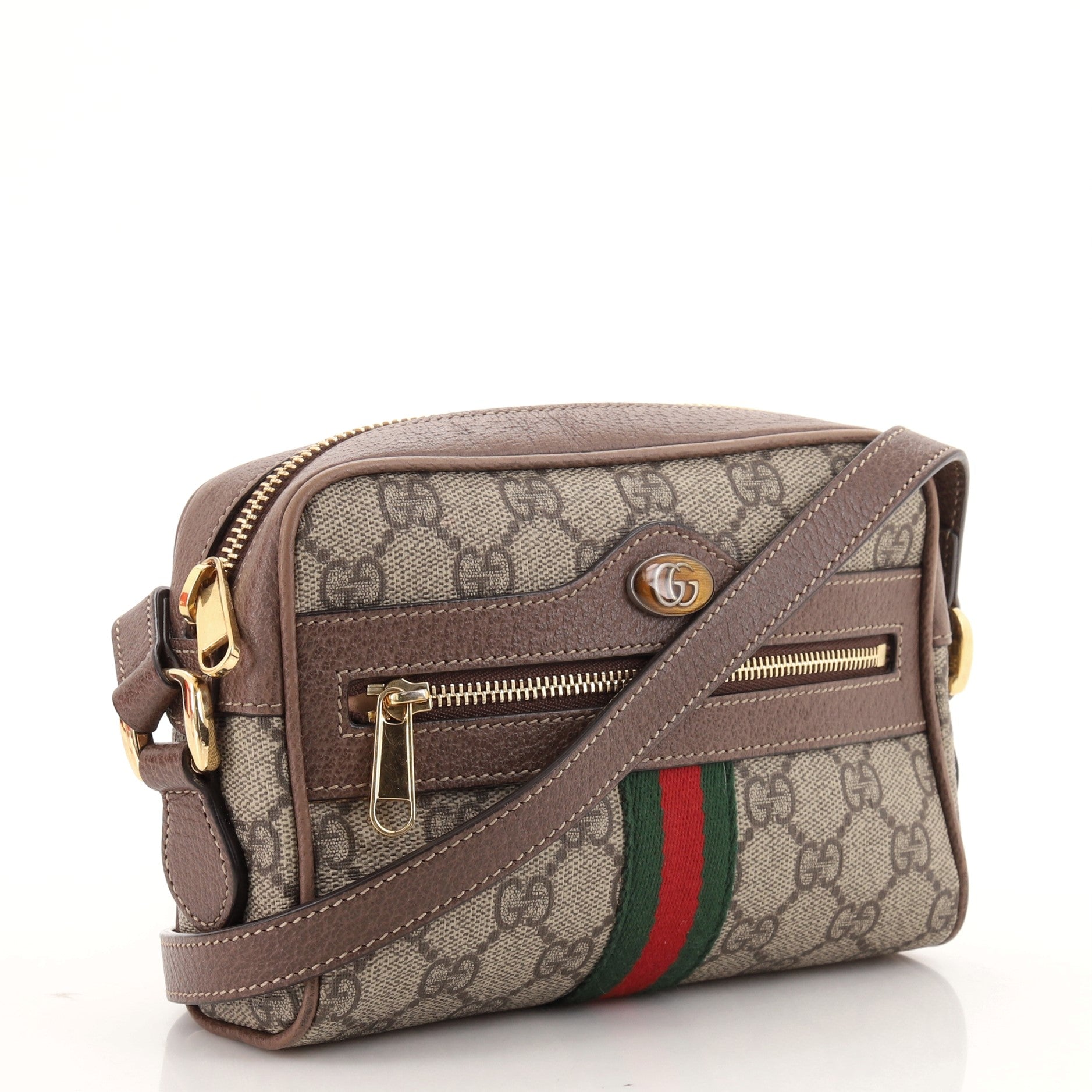 Ophidia Shoulder Bag GG Coated Canvas Mini