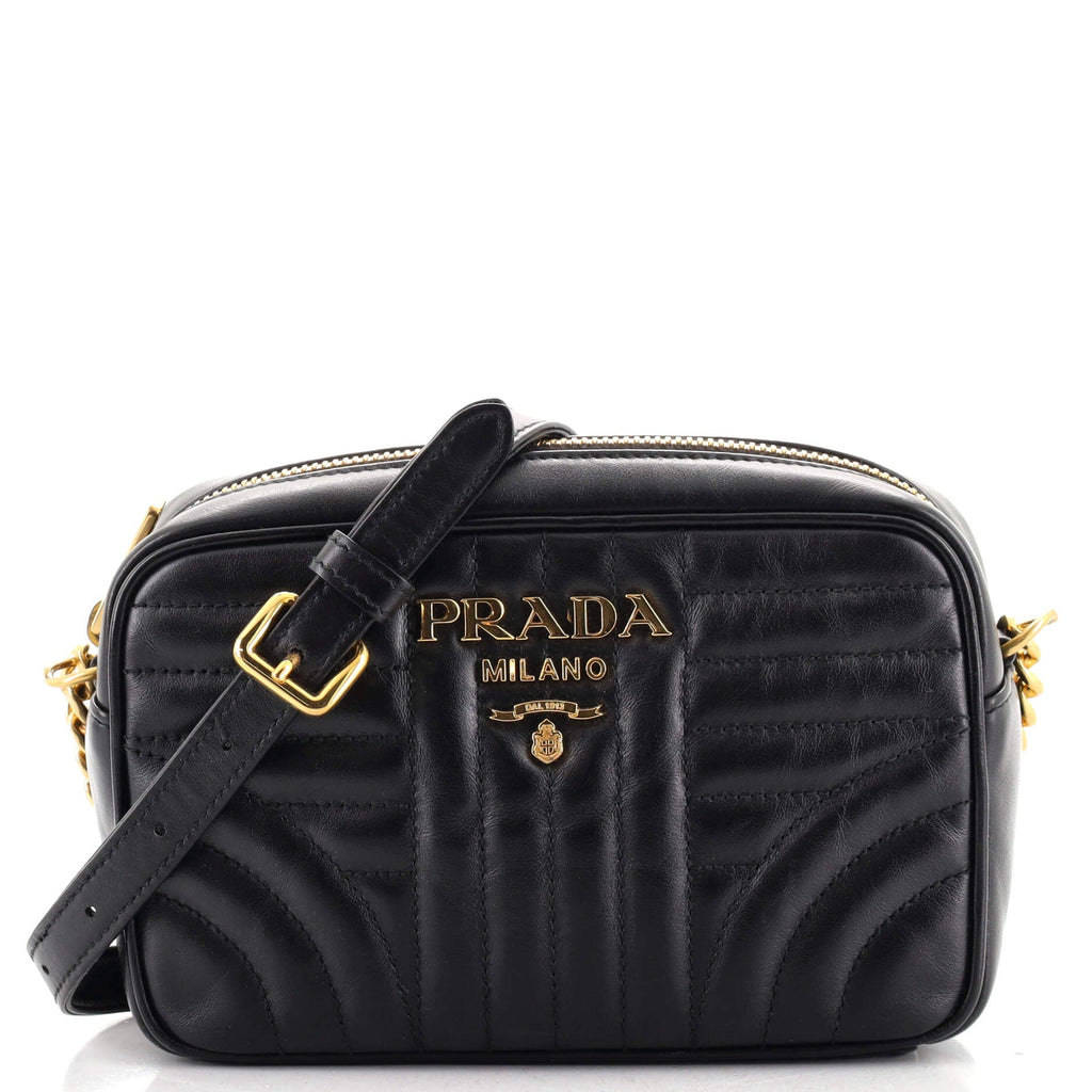 Camera Bag Diagramme Quilted Leather Mini
