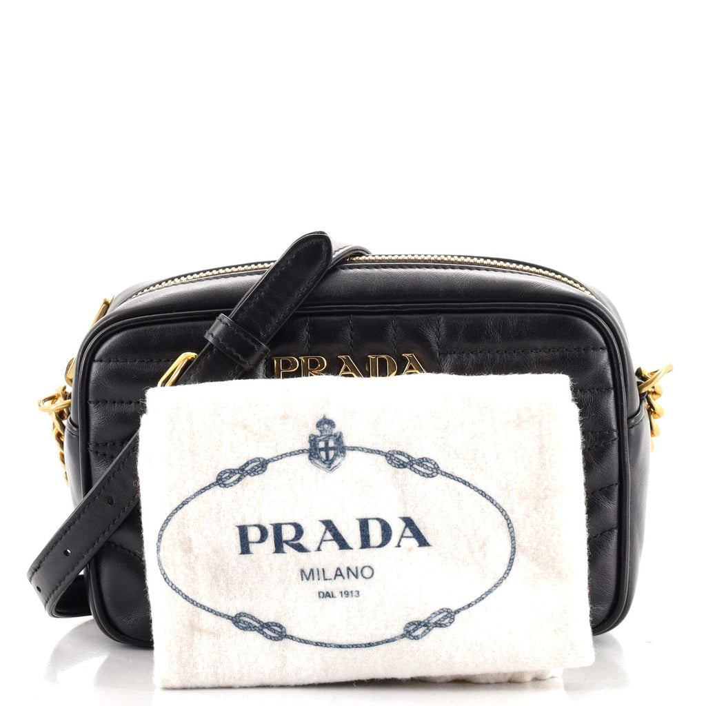 Camera Bag Diagramme Quilted Leather Mini