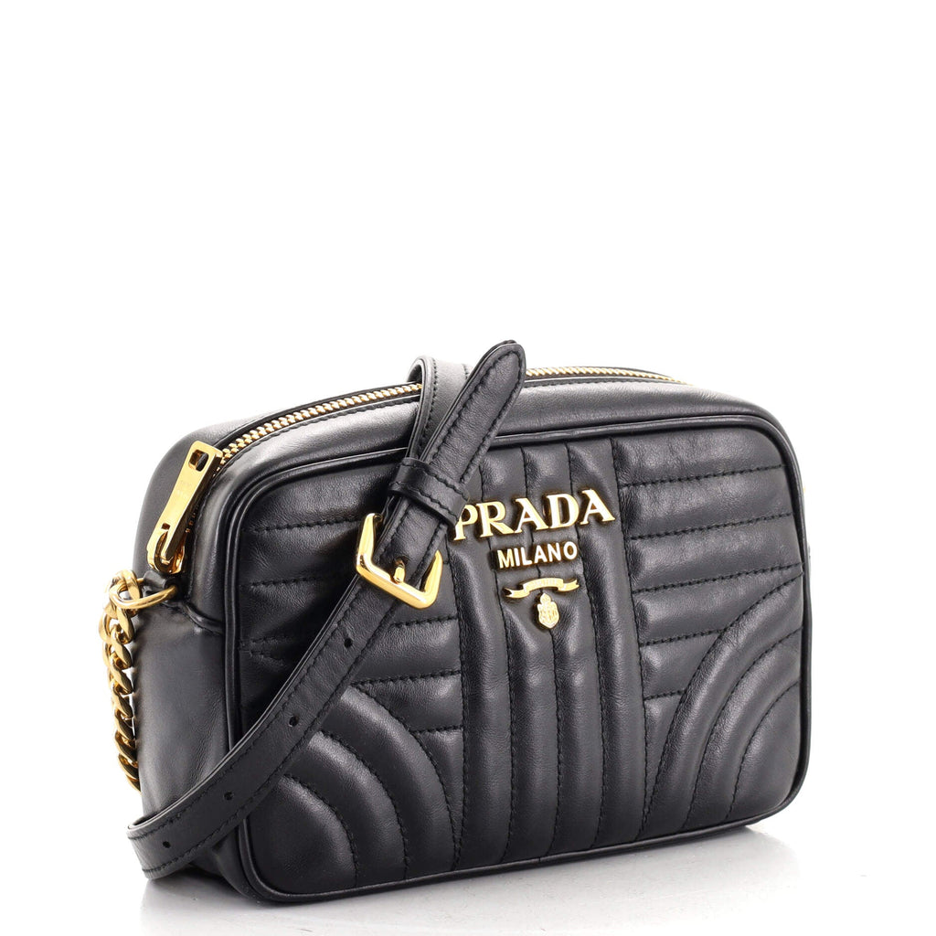 Camera Bag Diagramme Quilted Leather Mini