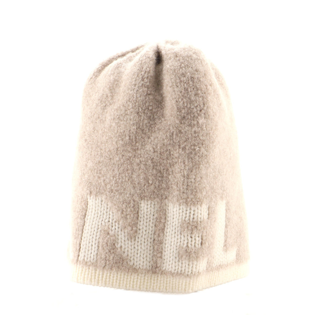 Logo Letters Beanie Cashmere and Wool with Silk Medium