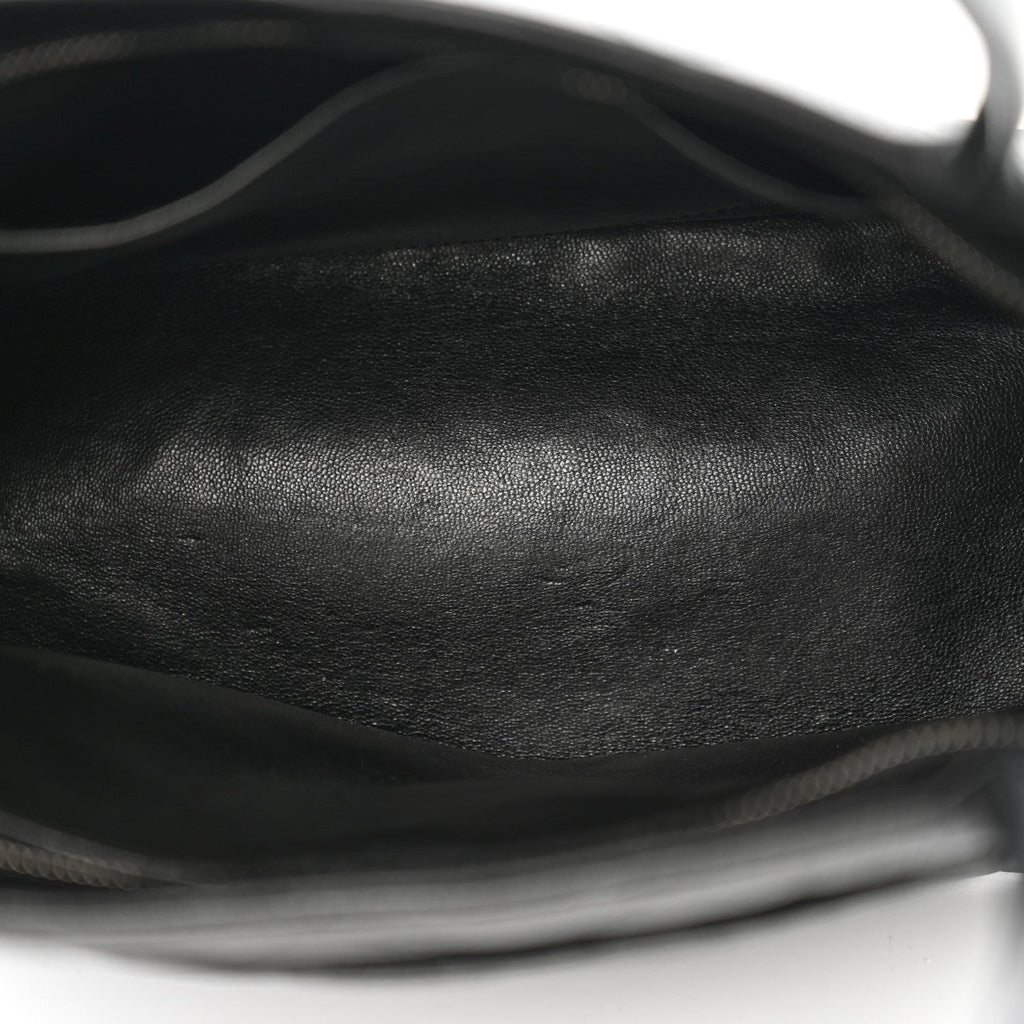 Caviar Quilted Medallion Tote Black