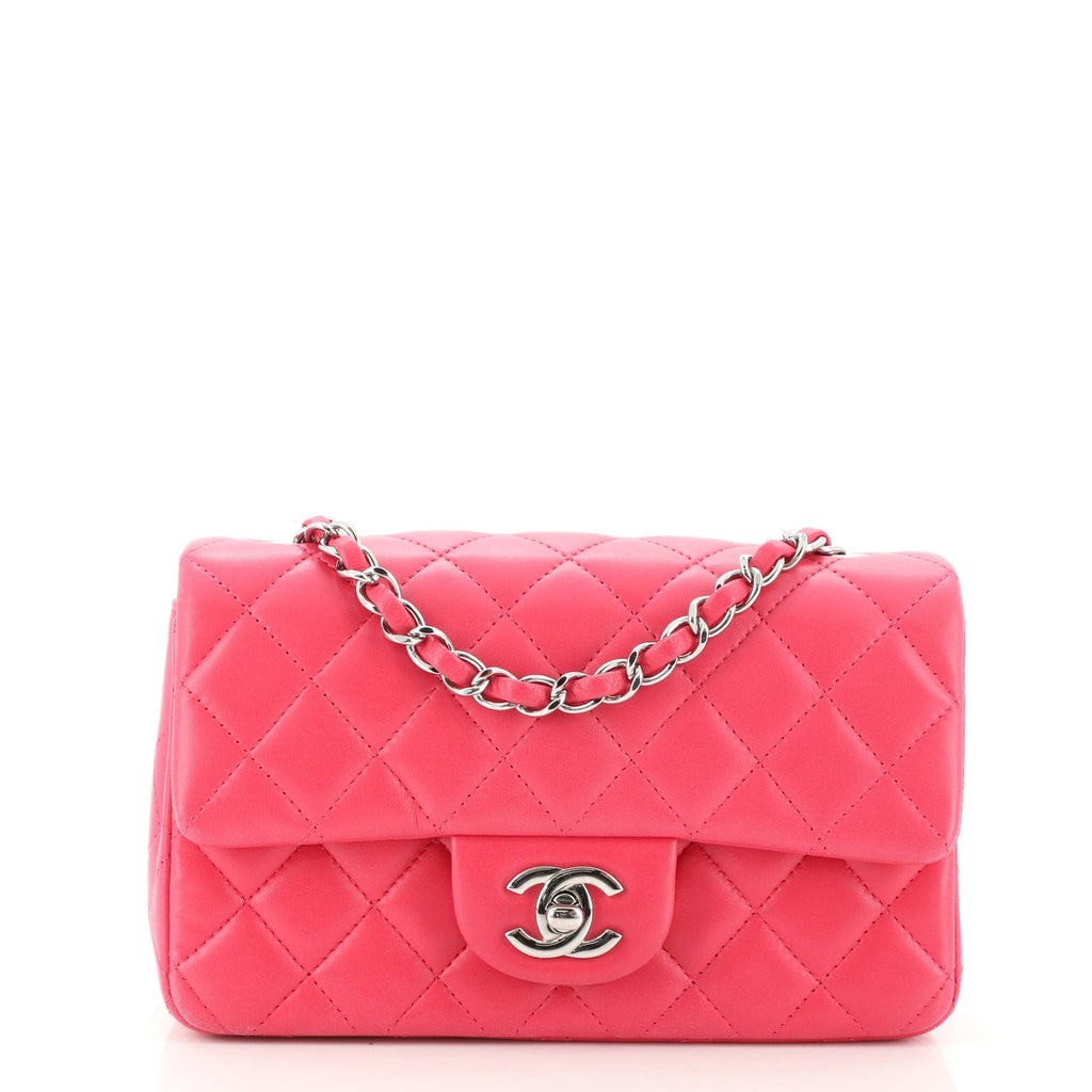 Classic Single Flap Bag Quilted Lambskin Mini