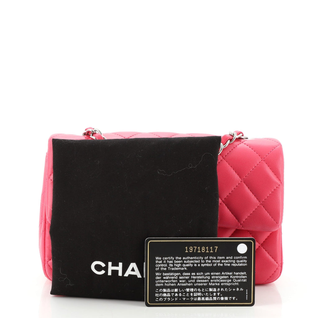 Classic Single Flap Bag Quilted Lambskin Mini