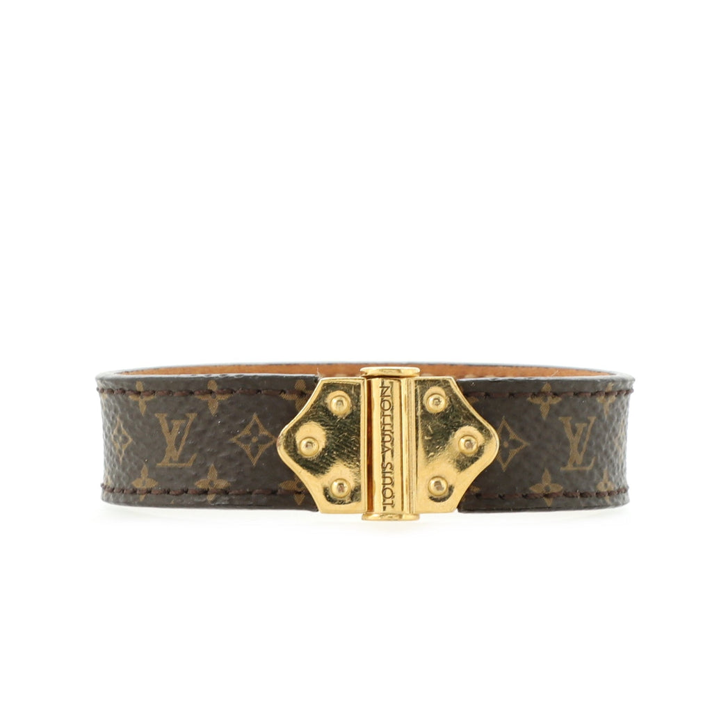 Nano Monogram Bracelet Monogram Canvas and Metal