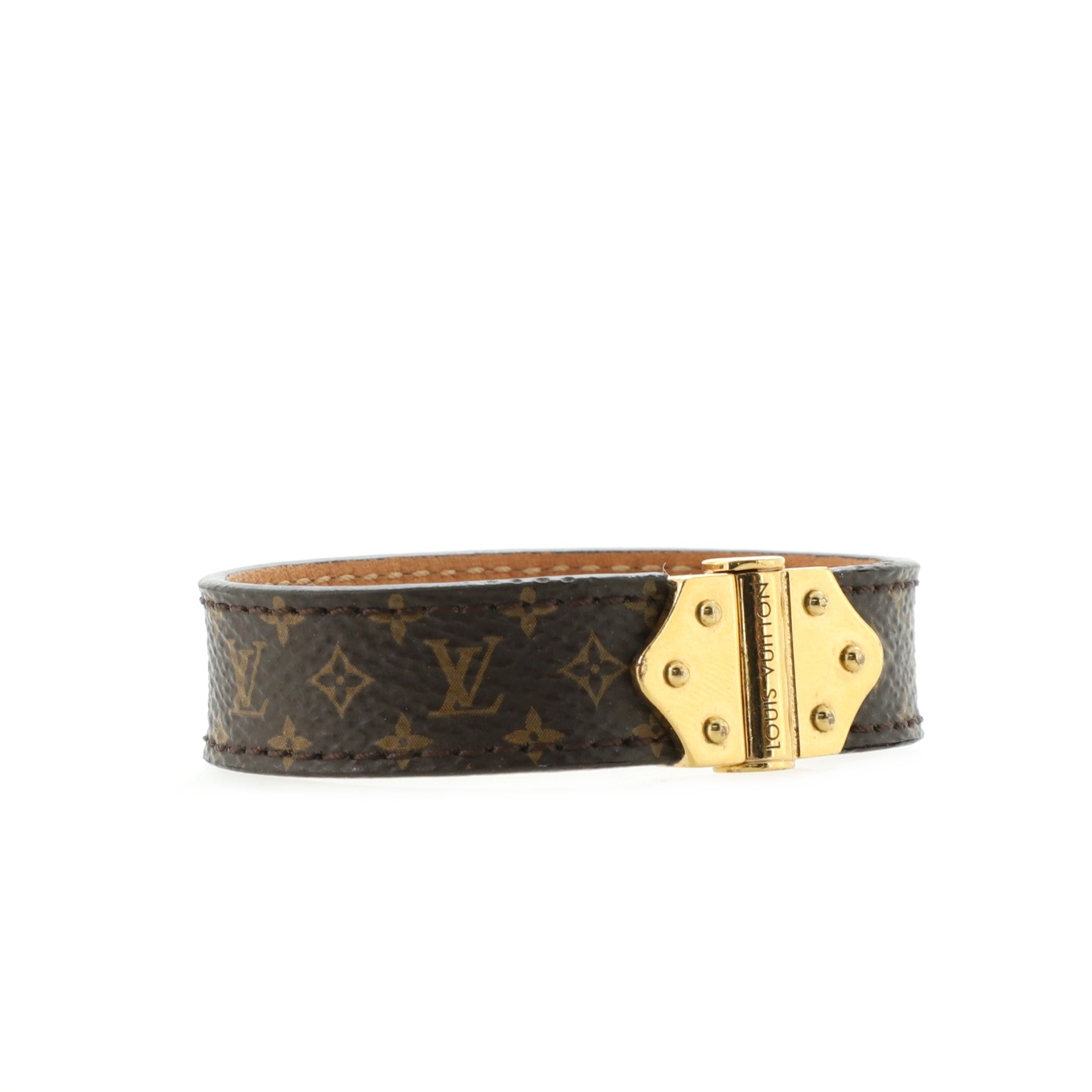 Nano Monogram Bracelet Monogram Canvas and Metal