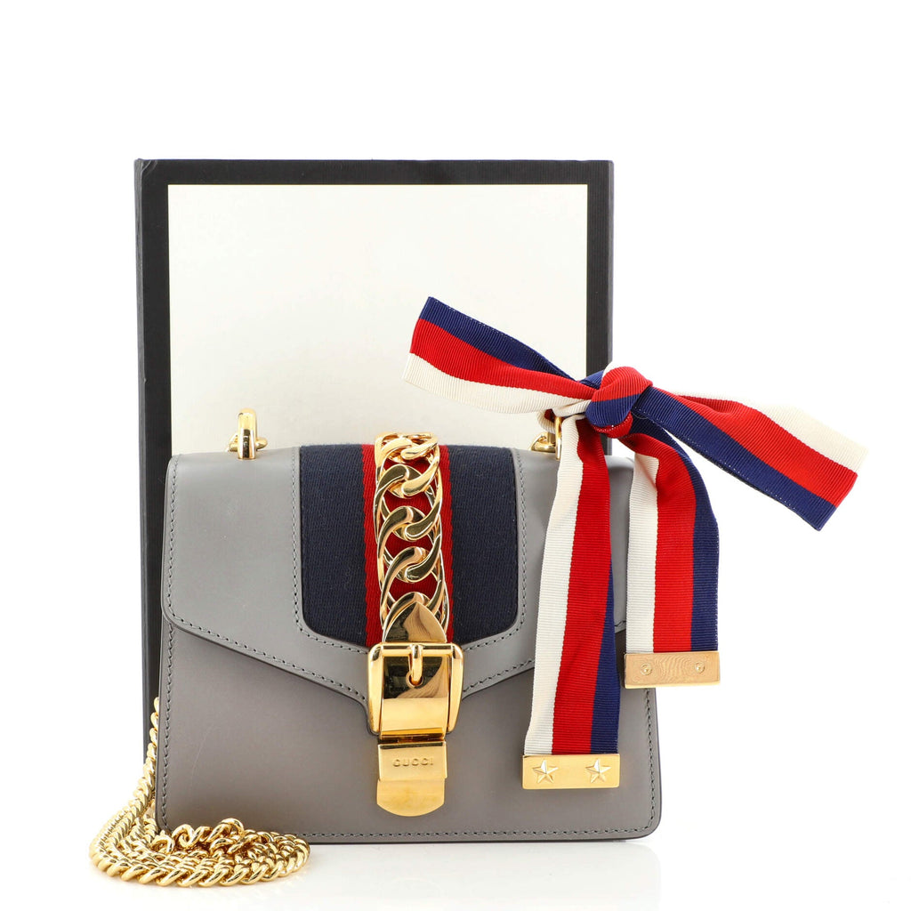 Sylvie Chain Shoulder Bag Leather Mini