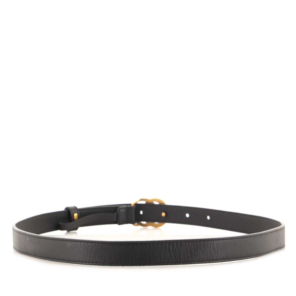 GG Marmont Belt Leather Thin 80