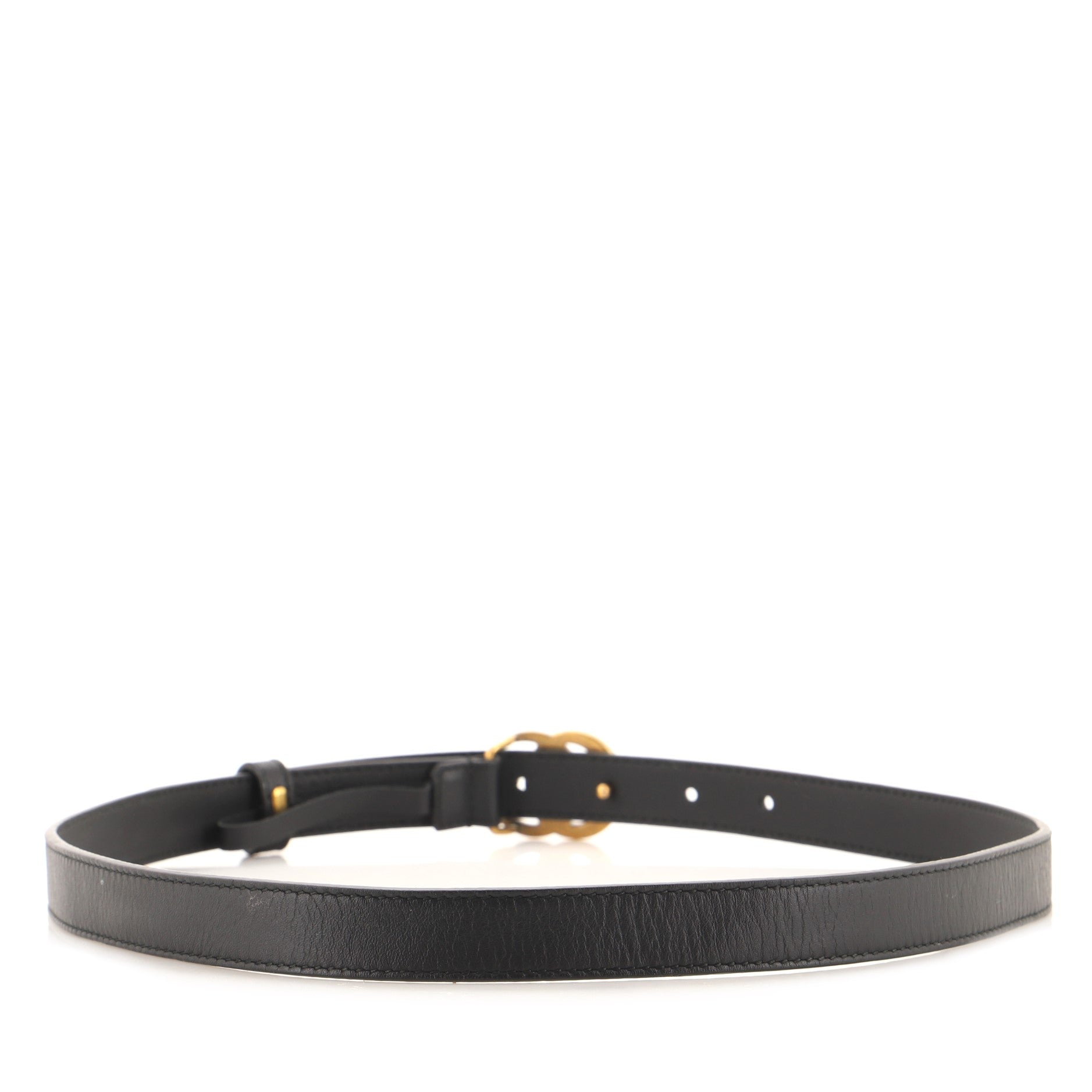GG Marmont Belt Leather Thin 80