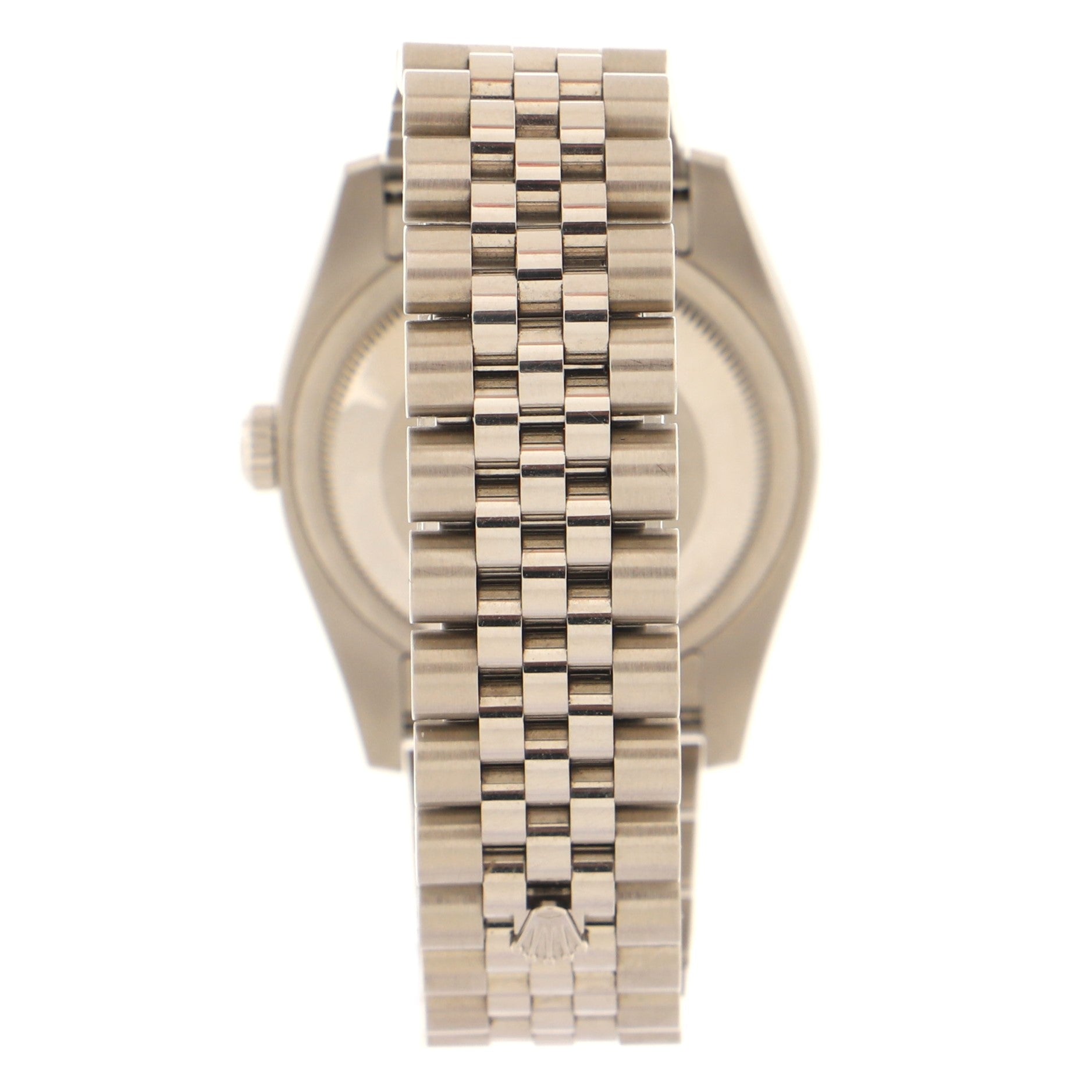 Oyster Perpetual Datejust Automatic Watch Stainless Steel and White Gold with Diamond Markers 36