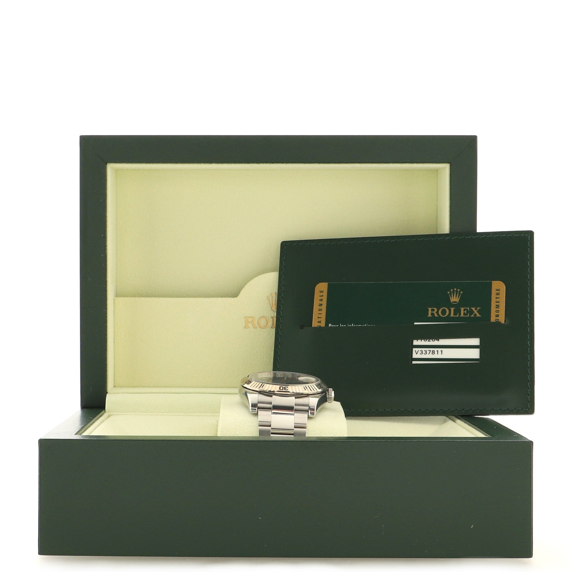 Oyster Perpetual Datejust Turn-O-Graph Automatic Watch Stainless Steel and White Gold 36