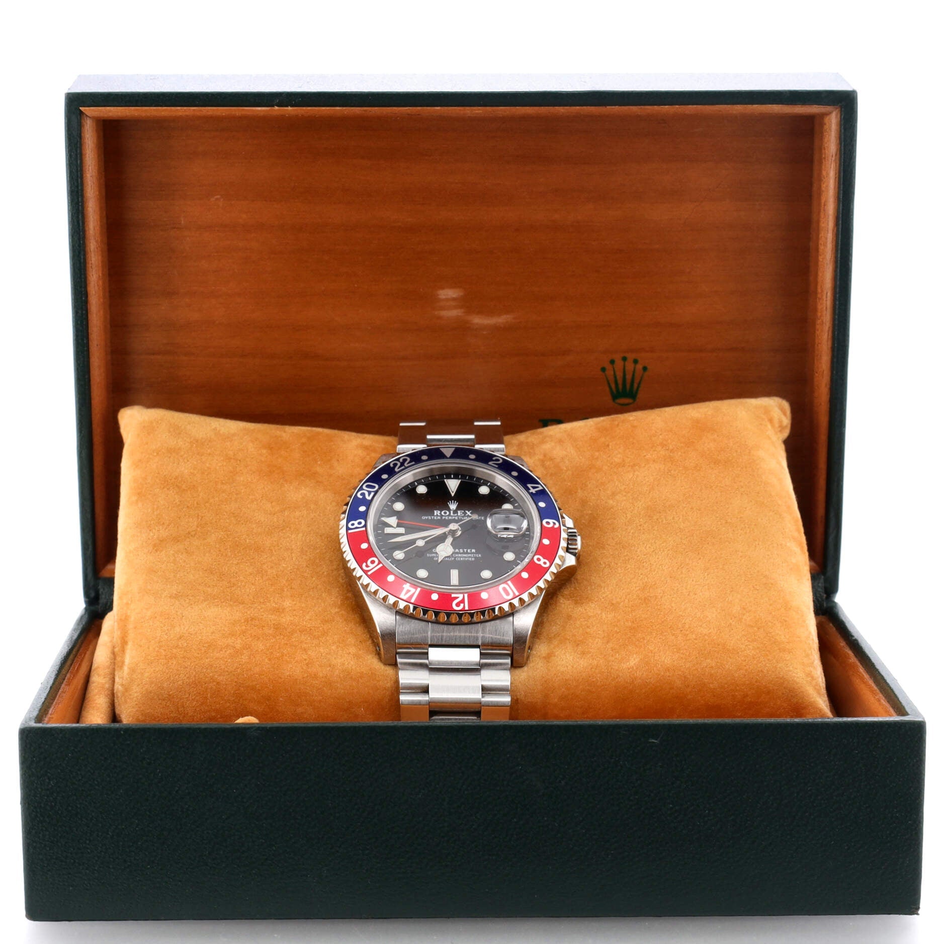Oyster Perpetual Date GMT-Master Pepsi Automatic Watch Stainless Steel 40