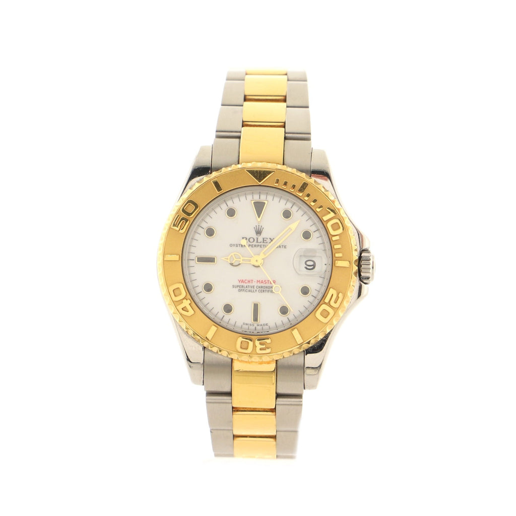 Oyster Perpetual Yacht-Master Automatic Watch Stainless Steel and White Gold 35