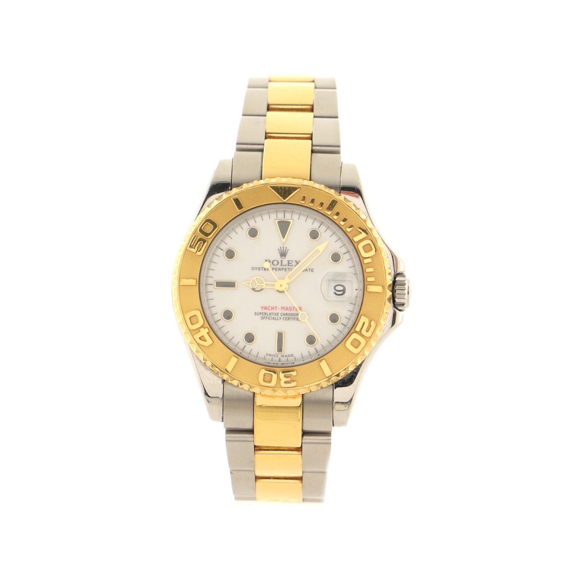 Oyster Perpetual Yacht-Master Automatic Watch Stainless Steel and White Gold 35