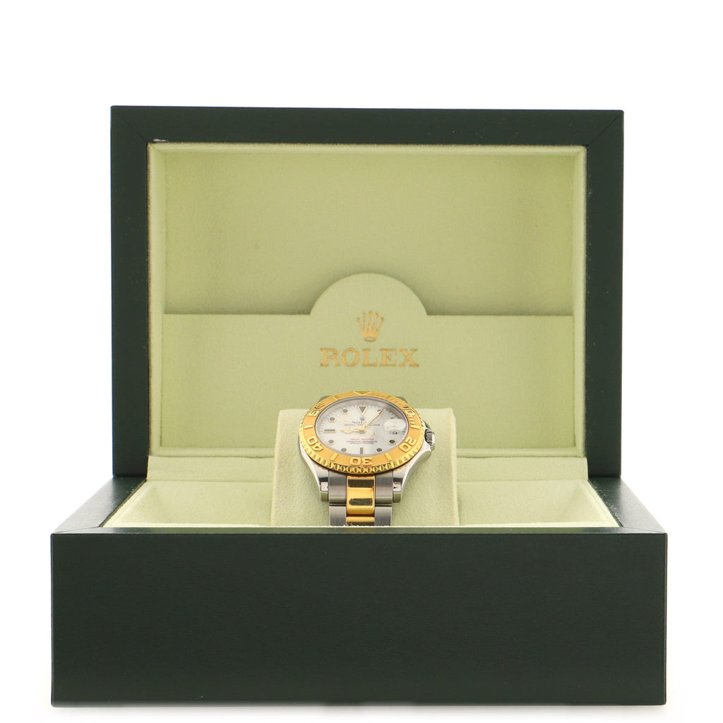 Oyster Perpetual Yacht-Master Automatic Watch Stainless Steel and White Gold 35