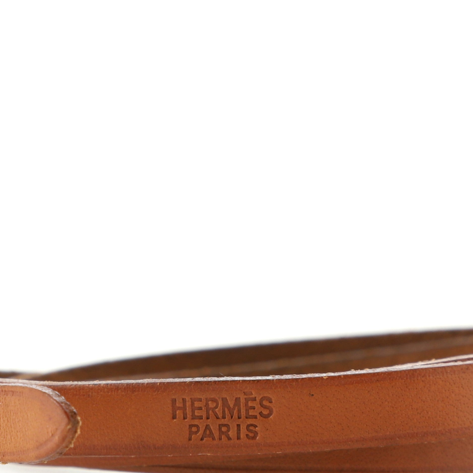 Buckle Double Tour Bracelet Leather