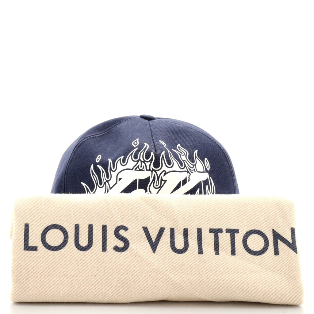 LV Fire Baseball Cap Cotton XXL