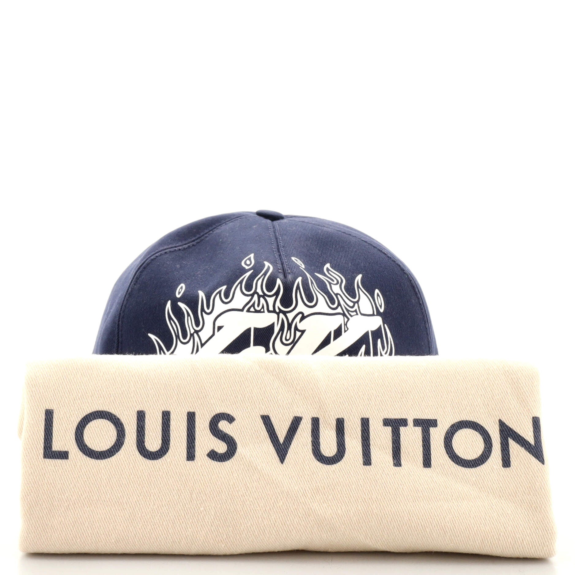 LV Fire Baseball Cap Cotton XXL
