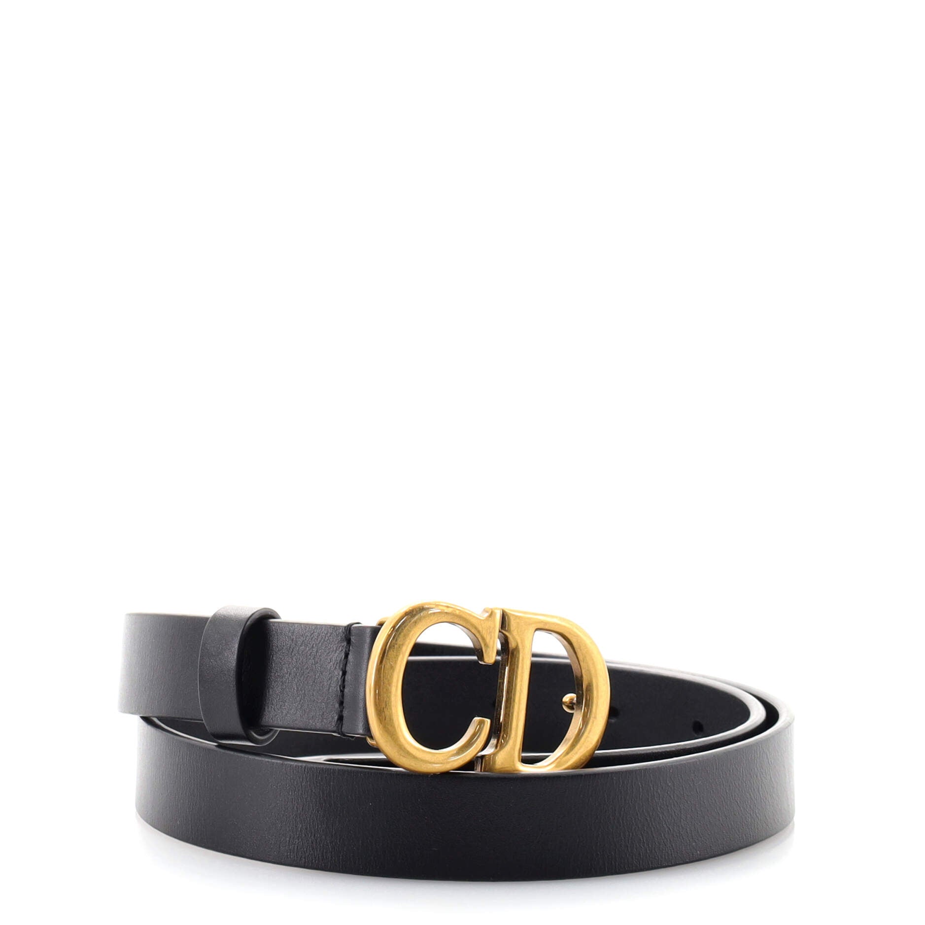 Saddle Belt Leather Thin 70