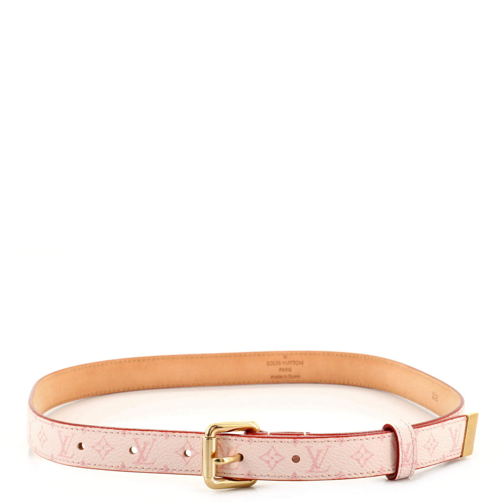 Ceinture Belt Limited Edition Cherry Blossom Monogram Thin 70