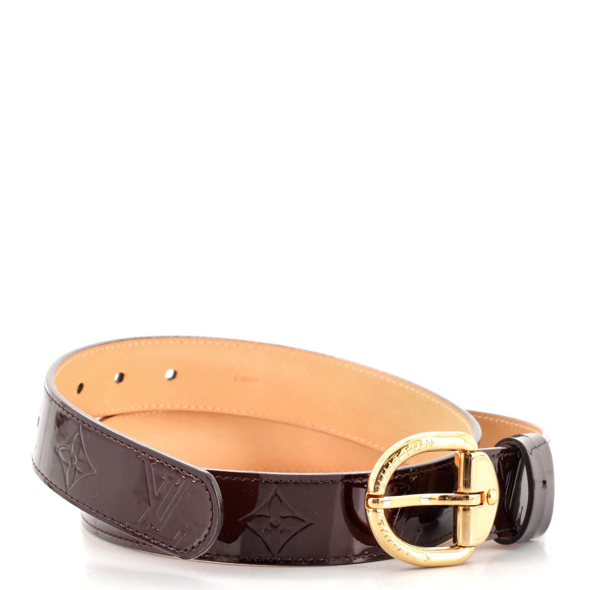 Ceinture Belt Monogram Vernis Medium 80