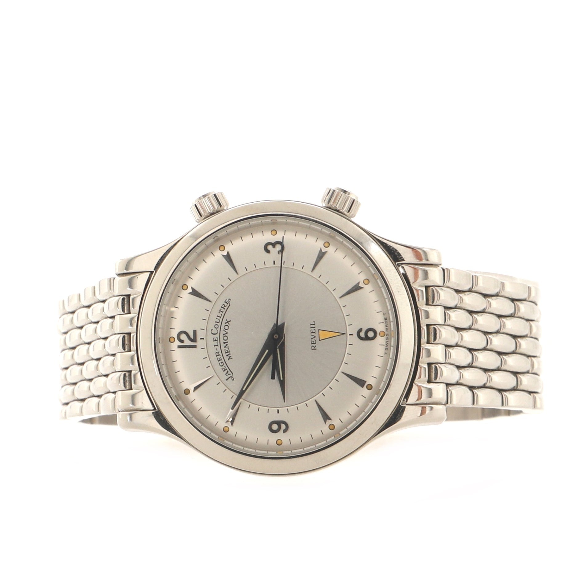 Master Reveil Memovox Automatic Watch Stainless Steel 36