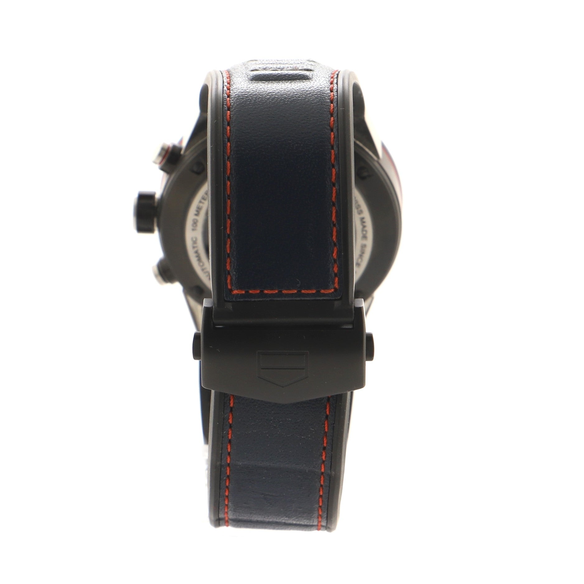 Carrera Automatic Watch Stainless Steel and Ceramic and Rubber and Leather 45