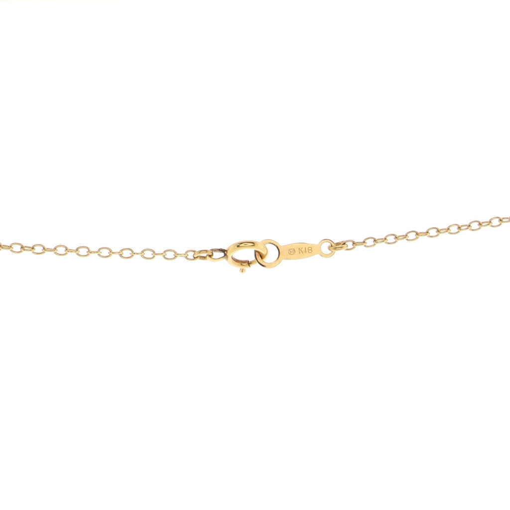 Pearl Station Necklace 18K White Gold and Akoya Pearls