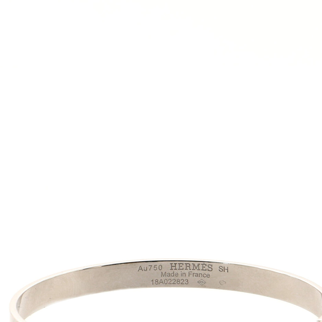 Kelly Bracelet 18K White Gold with Pink Sapphires Small