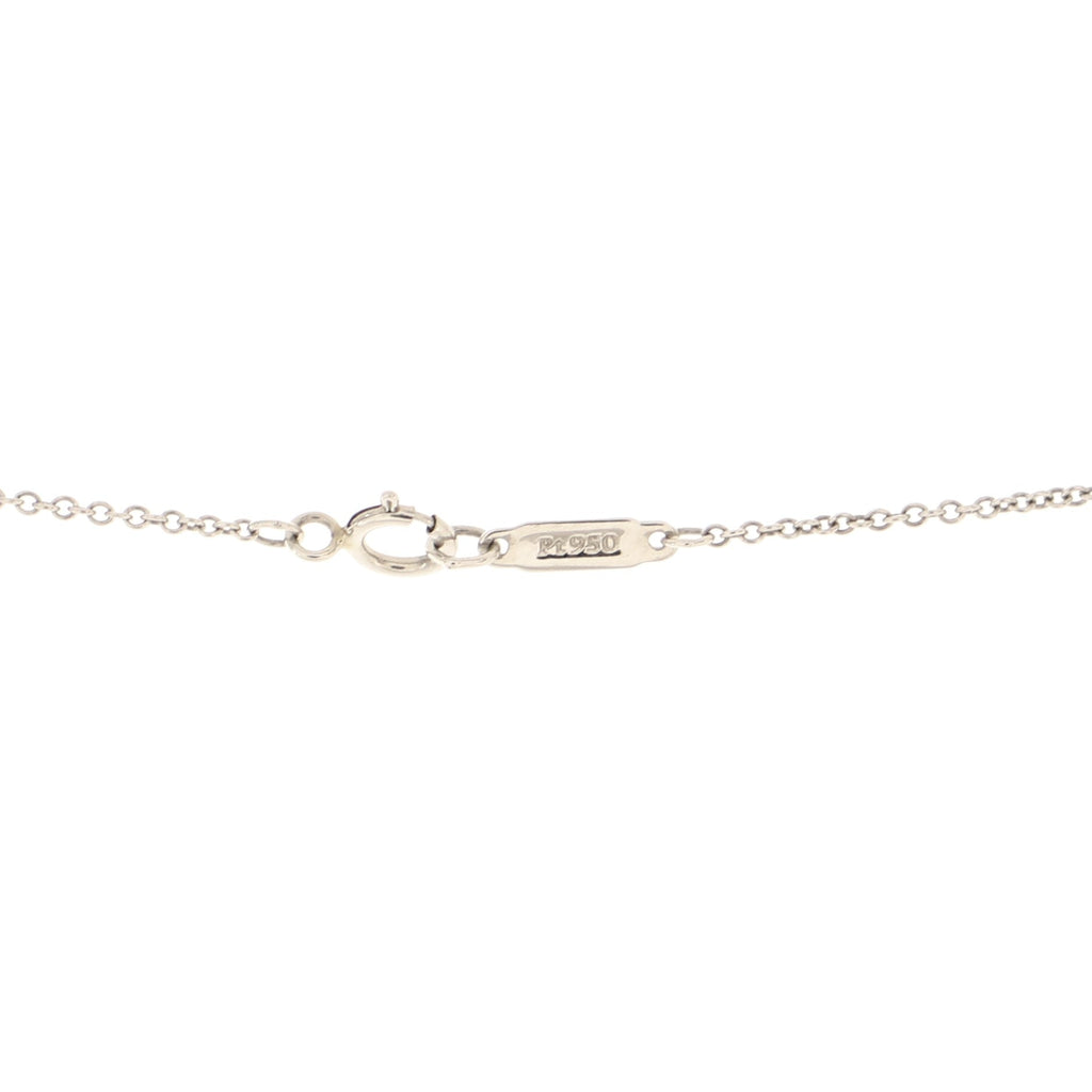 Cross Pendant Necklace Platinum and Diamonds Medium