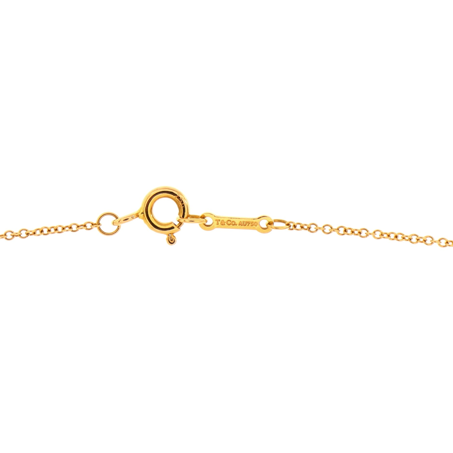 Paloma Picasso Villa Flower Pendant Necklace 18K Rose Gold
