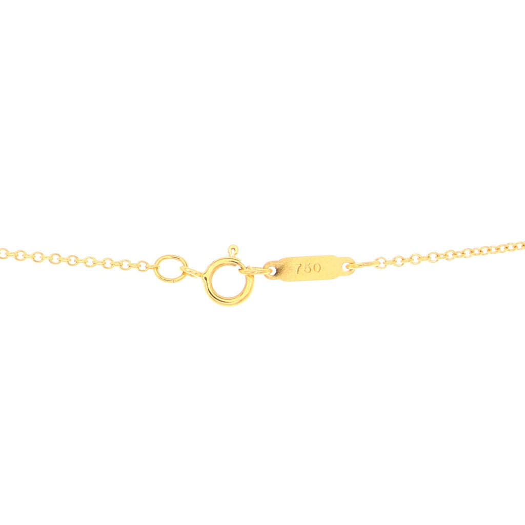 Signature X Pendant Necklace 18K Yellow Gold Small