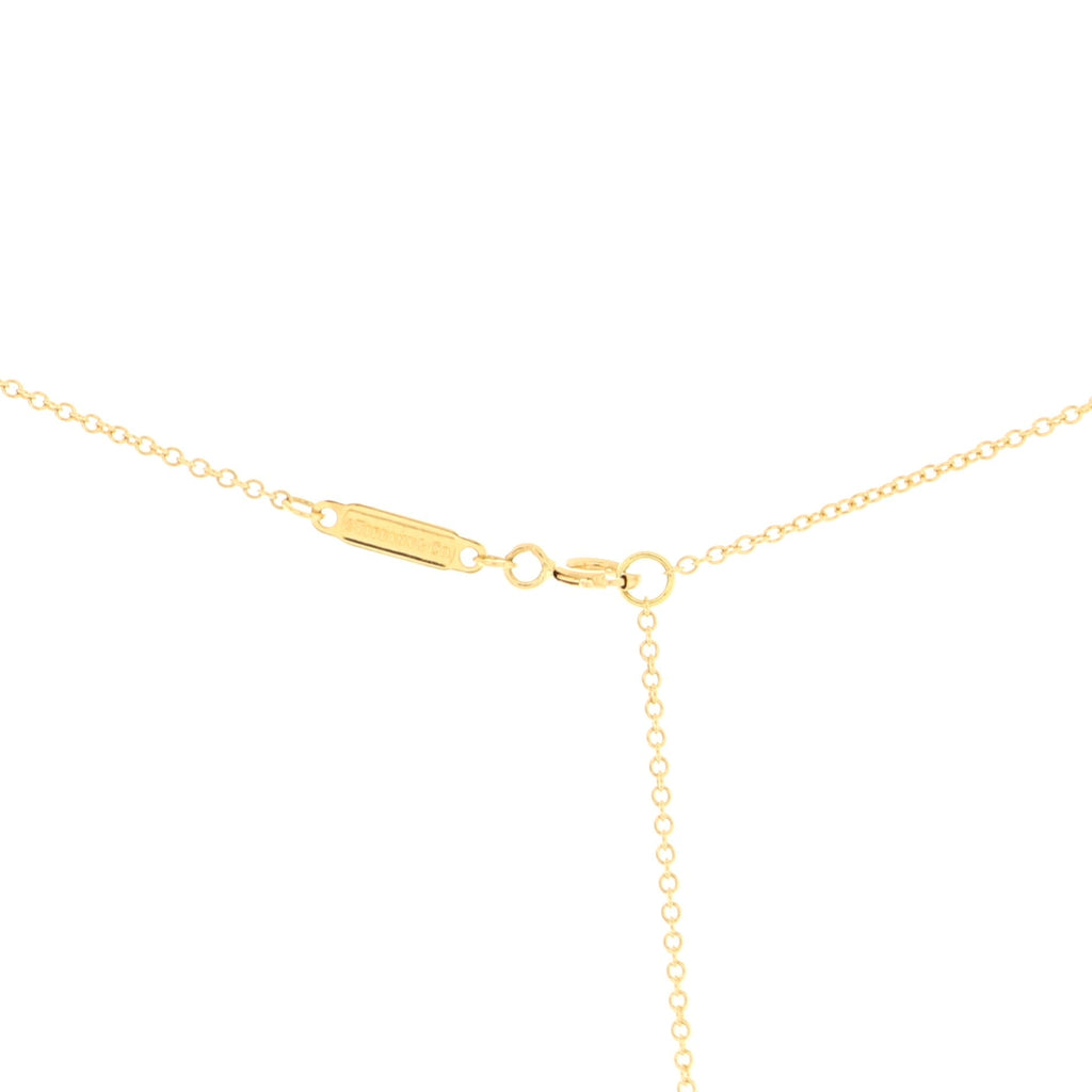 T Smile Pendant Necklace 18K Yellow Gold Mini