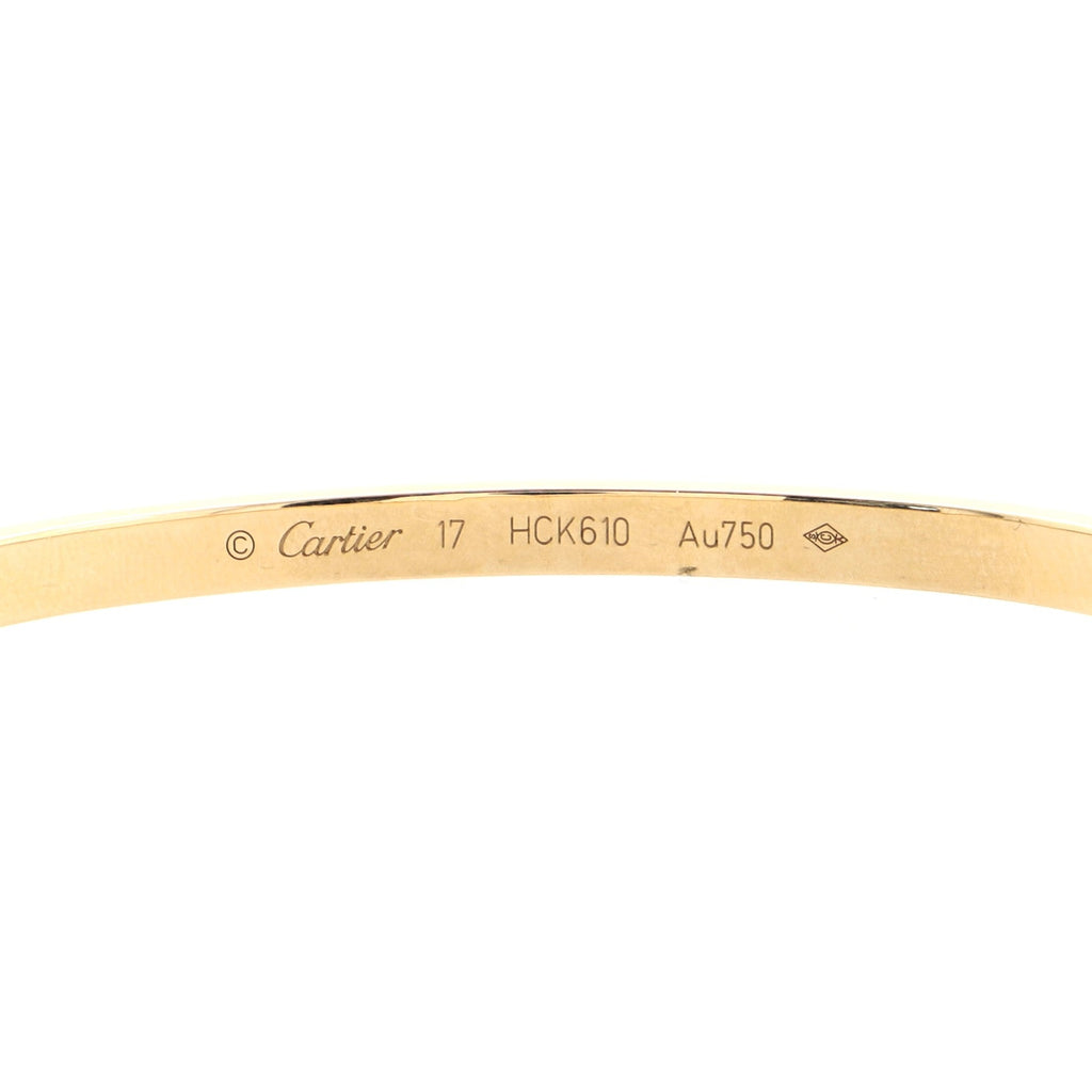 Love 6 Diamond Bracelet 18K Yellow Gold and Diamonds Small