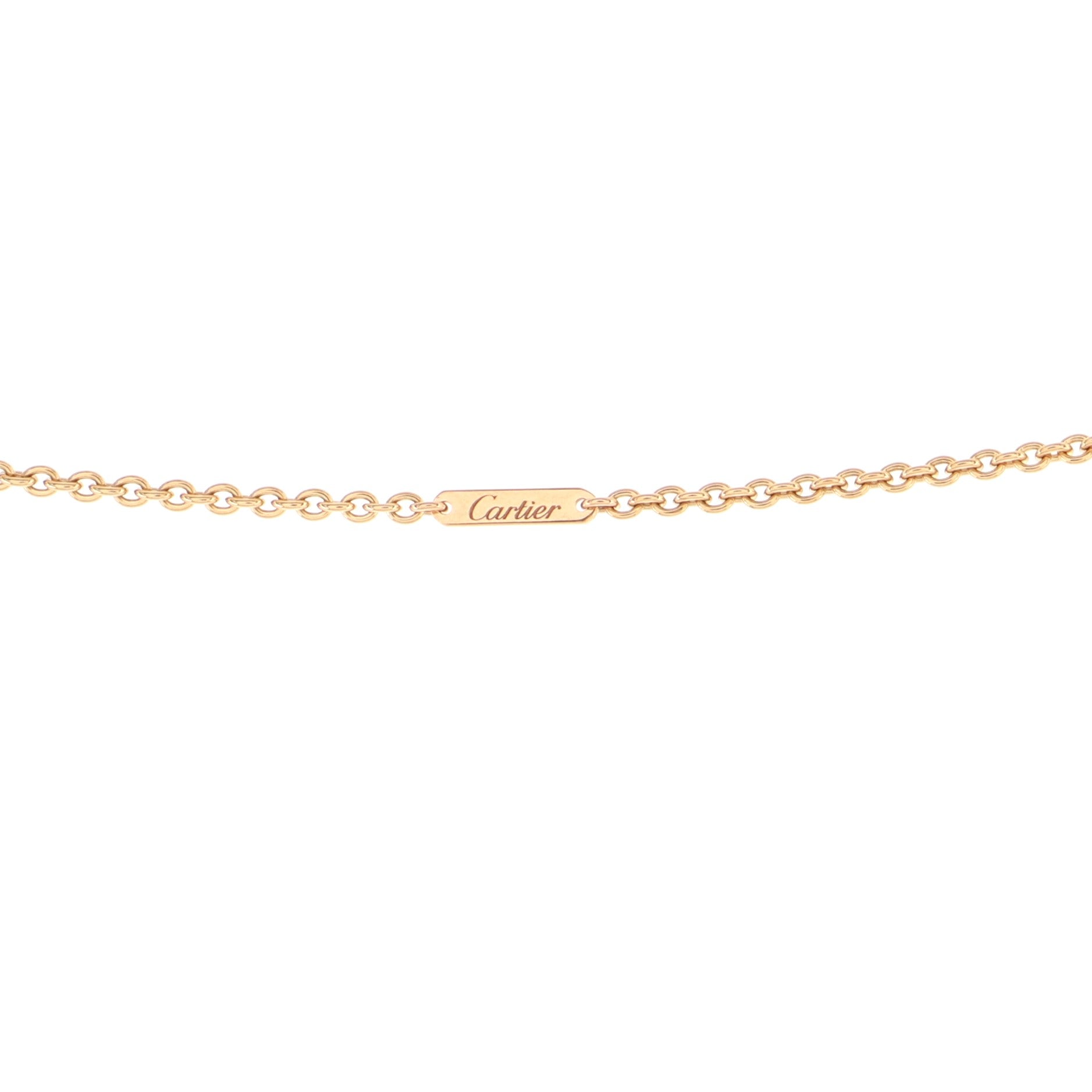 Mon Amour Heart Lariat Necklace 18K Rose Gold