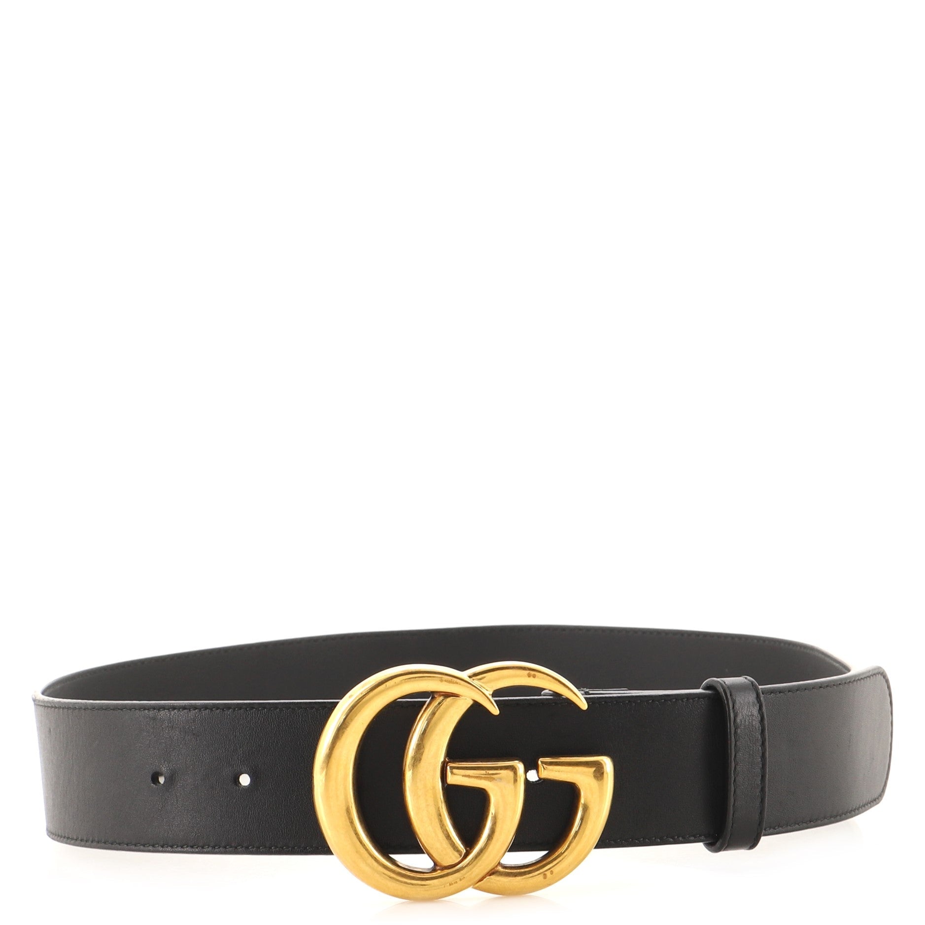 GG Marmont Belt Leather Wide 80
