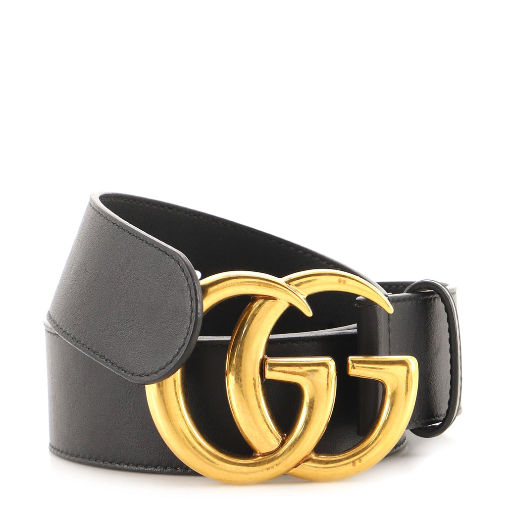 GG Marmont Belt Leather Wide 80