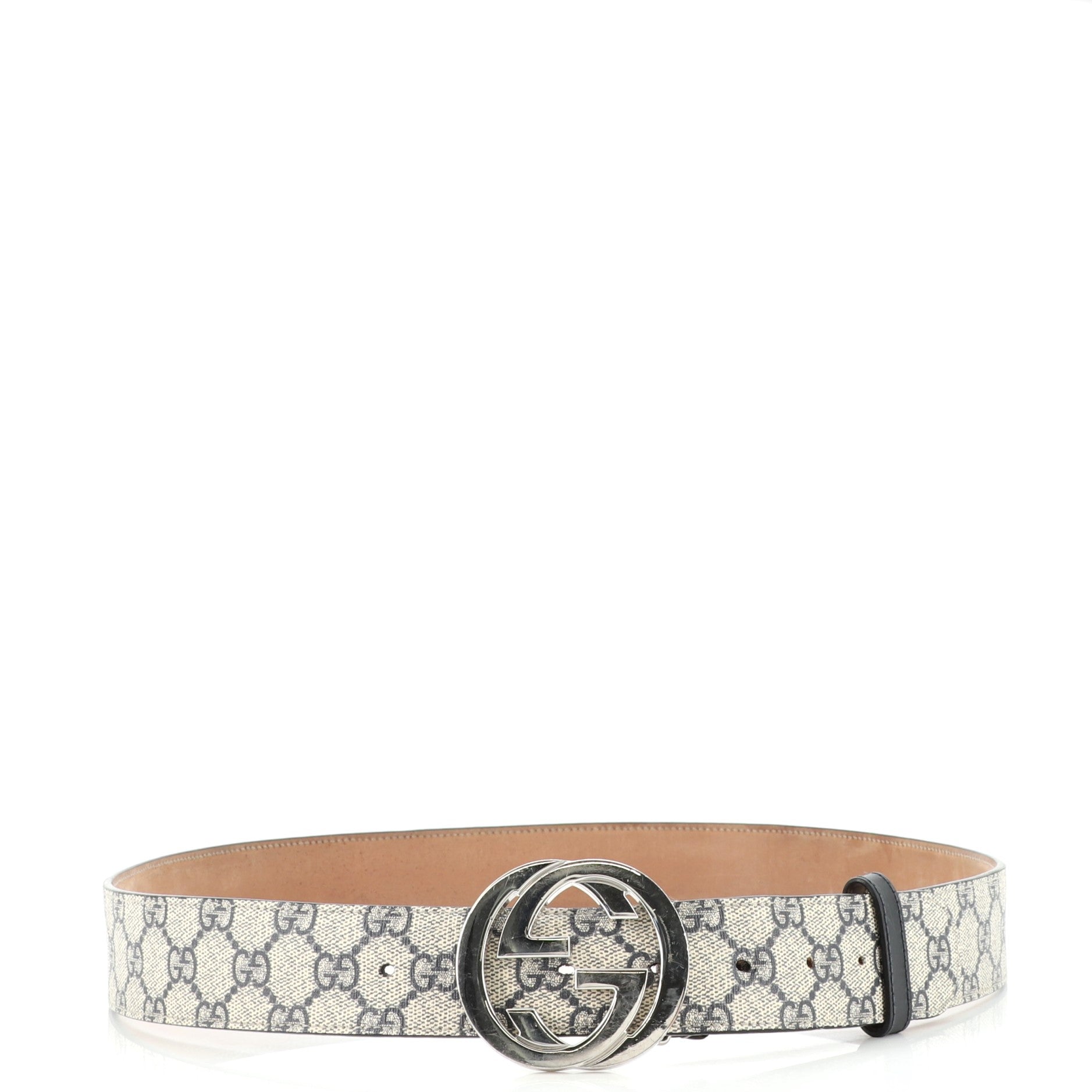 Interlocking G Belt GG Coated Canvas Wide 100