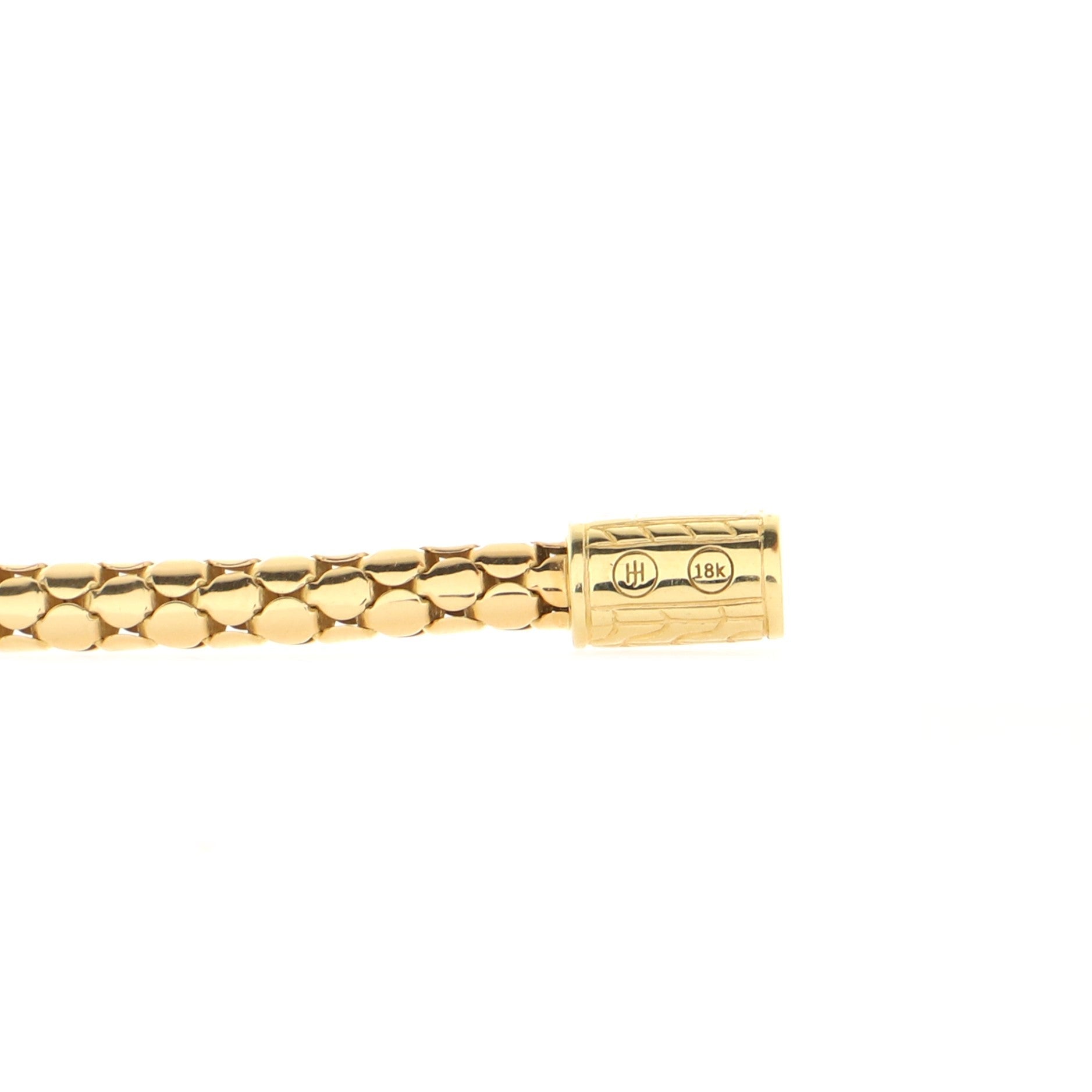 Dot Bracelet 18K Yellow Gold with Pave Diamonds 4.5mm