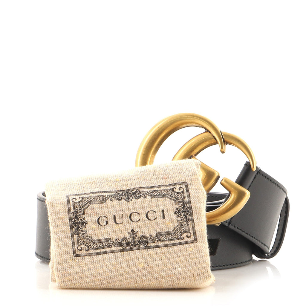 GG Marmont Belt Leather Wide 75