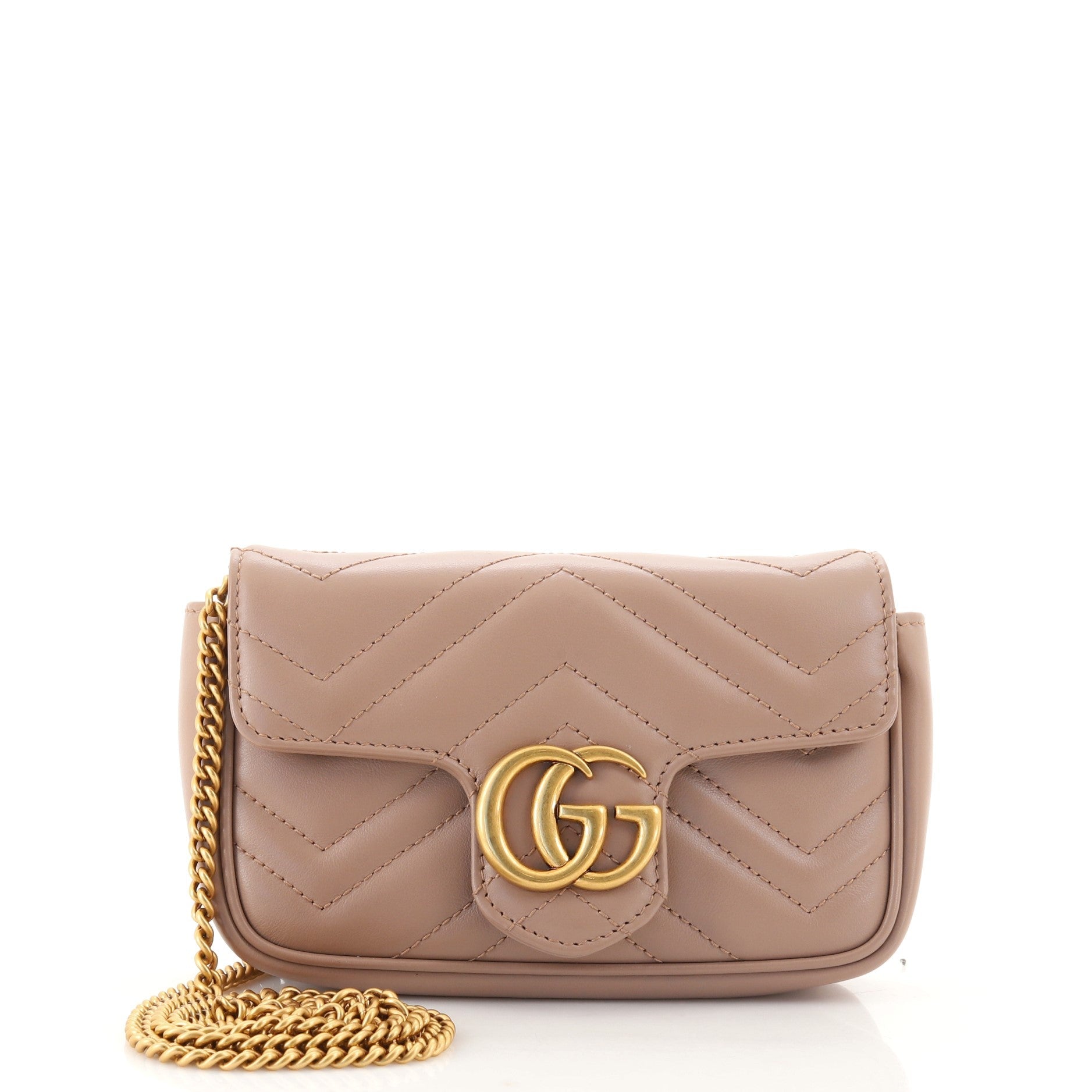 GG Marmont Flap Bag Matelasse Leather Super Mini