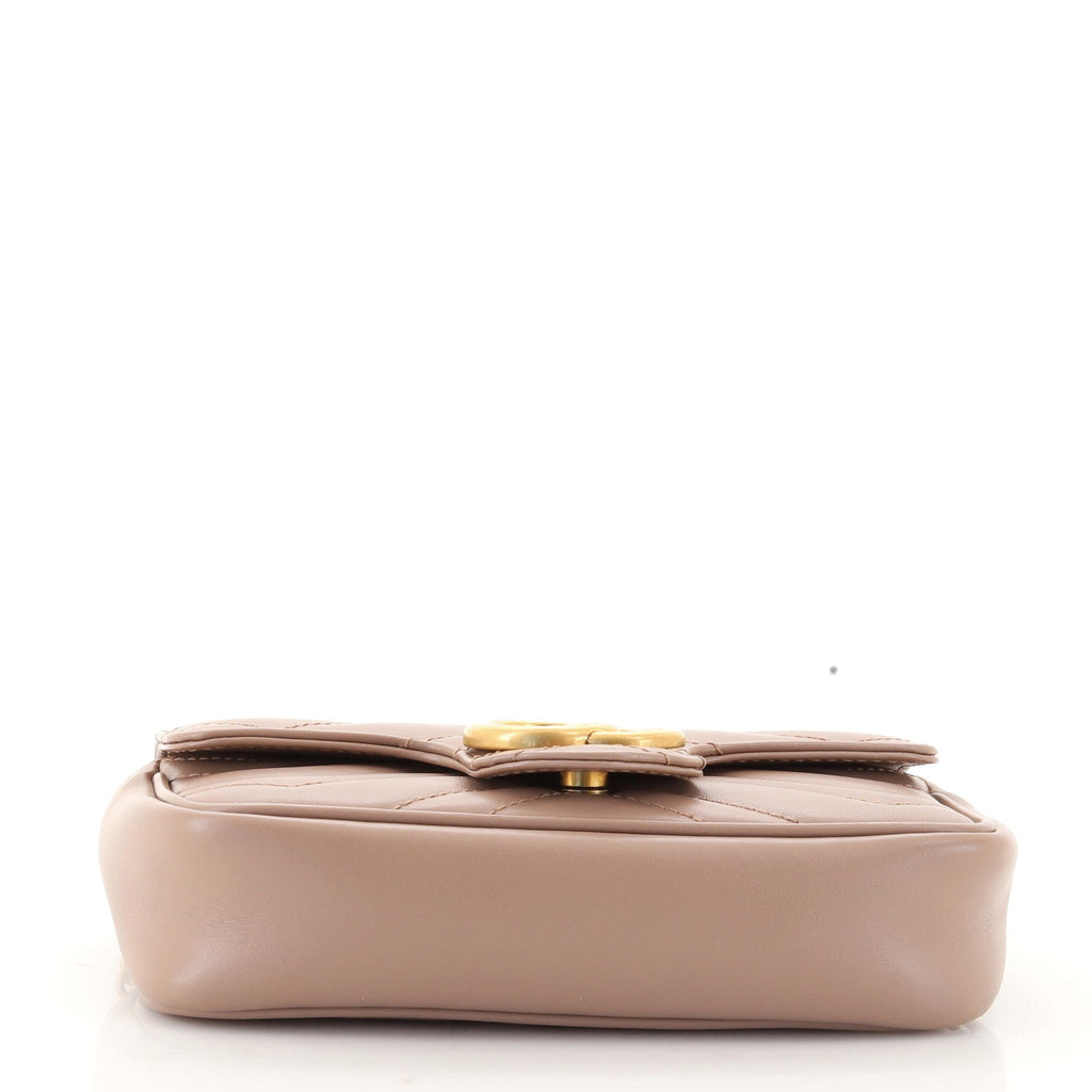 GG Marmont Flap Bag Matelasse Leather Super Mini