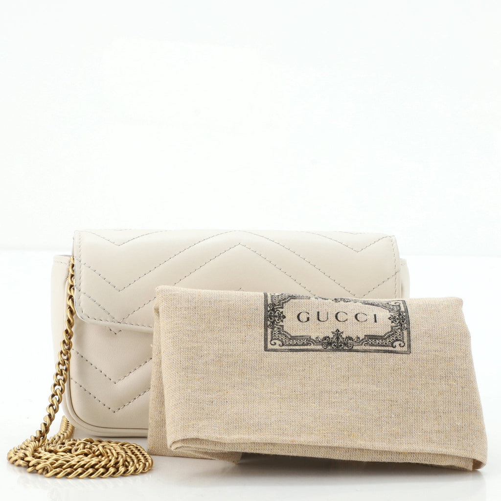 GG Marmont Flap Bag Matelasse Leather Super Mini