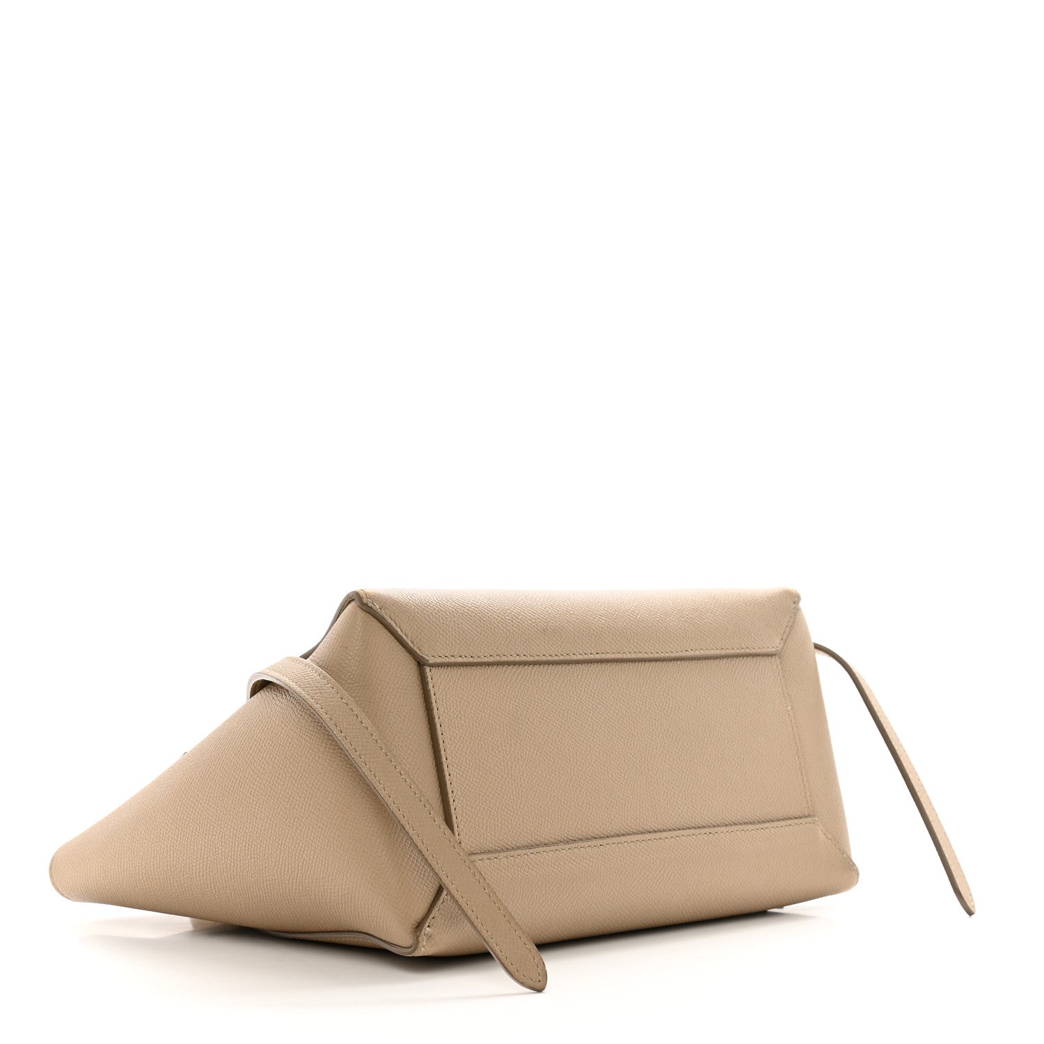 Grained Calfskin Micro Belt Bag Light Taupe