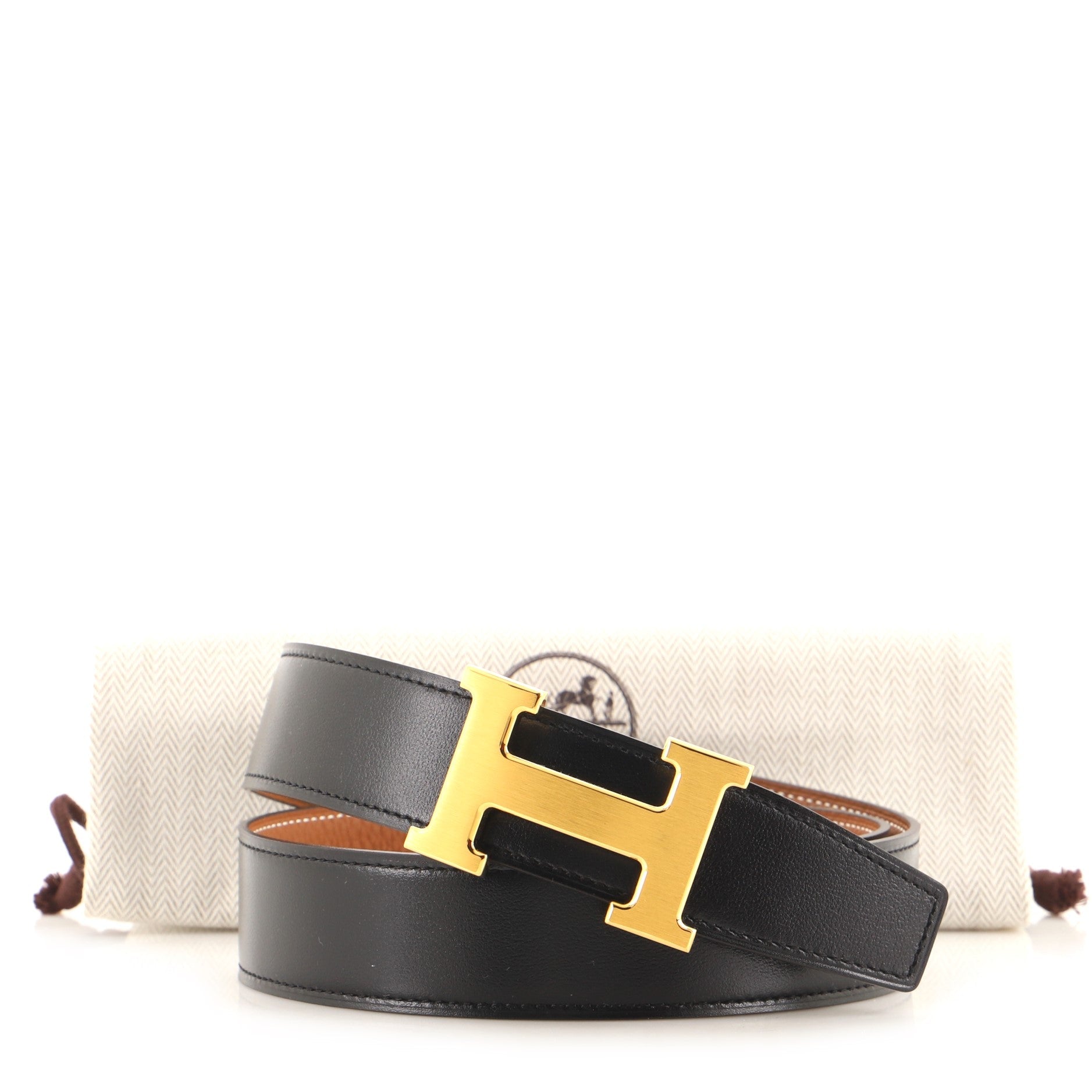 Constance Reversible Belt Leather Medium 80