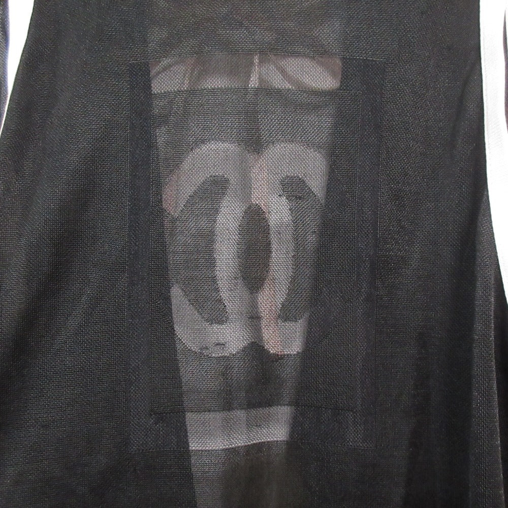 Chanel Sports Line Coco Mark Open Knit Mesh Tank Top