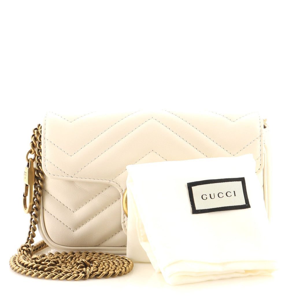 GG Marmont Flap Bag Matelasse Leather Super Mini