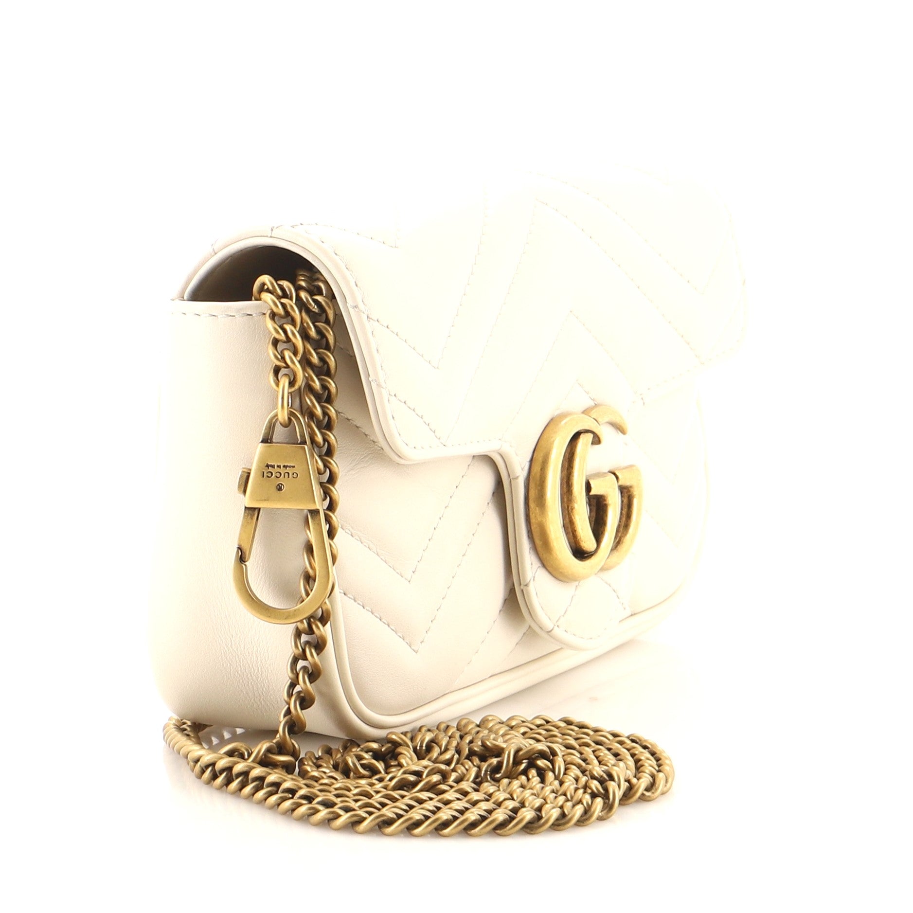 GG Marmont Flap Bag Matelasse Leather Super Mini