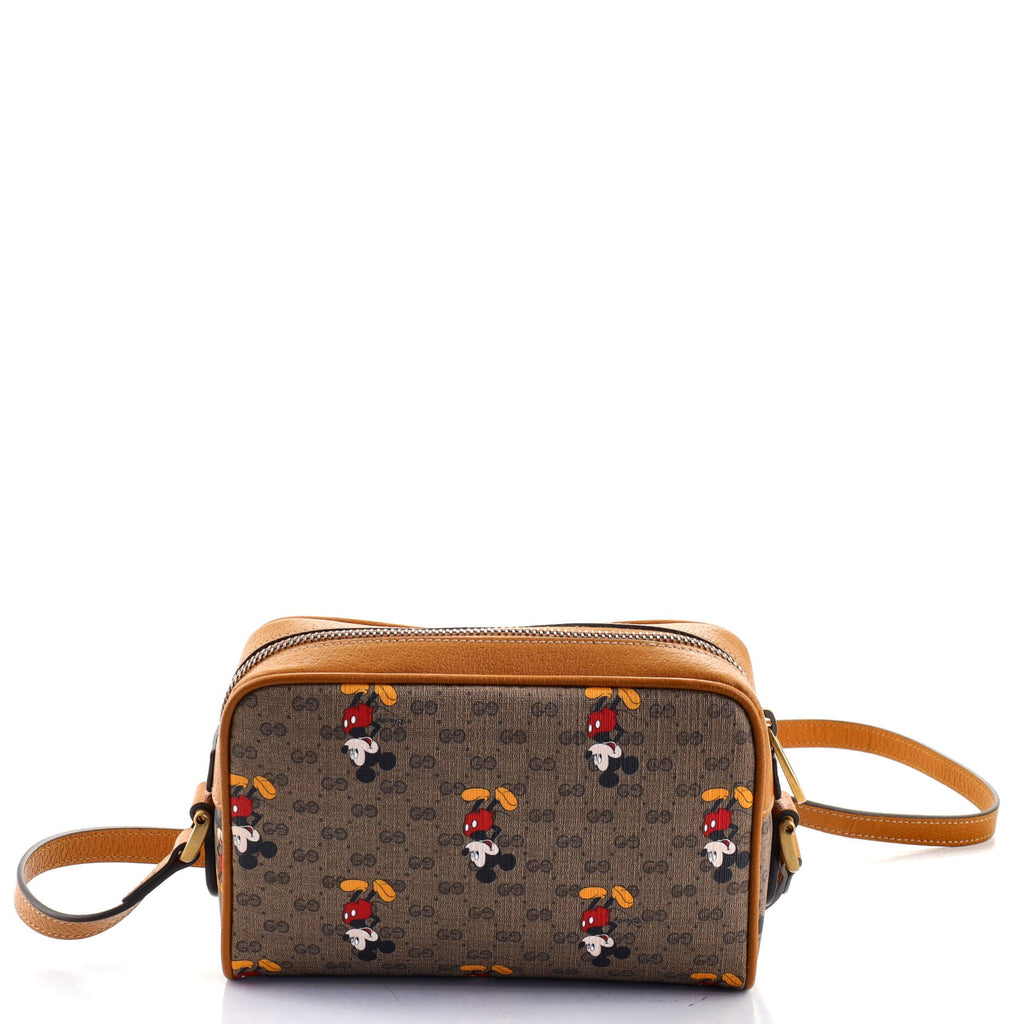 Disney Mickey Mouse Shoulder Bag Printed Mini GG Coated Canvas Mini