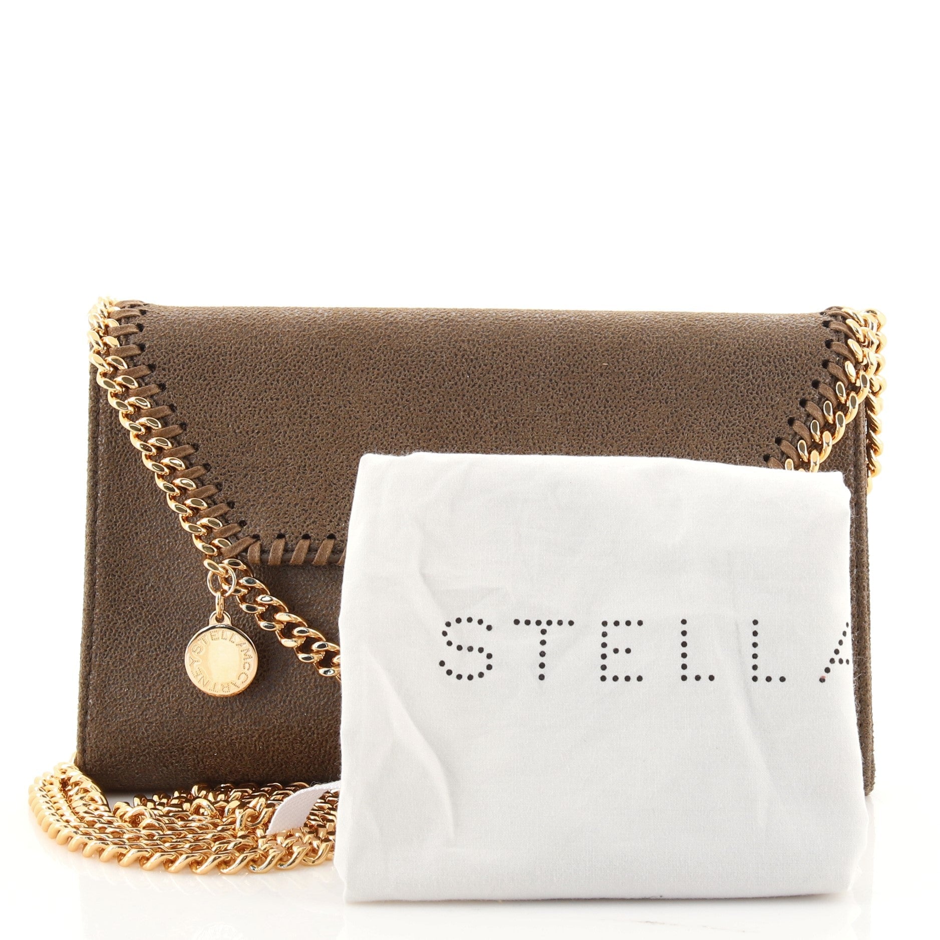 Falabella Fold Over Flap Crossbody Bag Shaggy Deer Mini